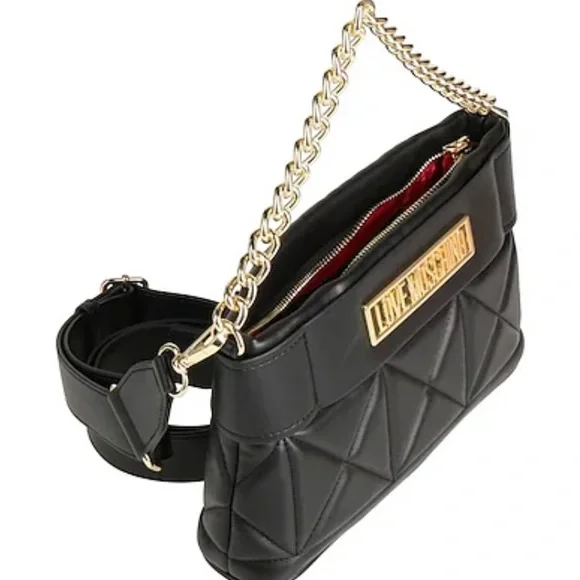 NWT, Love Moschino Vegan Leather Quilted Bag